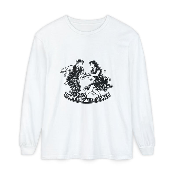 Vintage Swing Dance Long Sleeve Shirt | Don't Forget to Dance | CULUSA