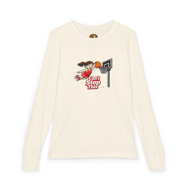 Can't Stop This Girl Long Sleeve - black colorway front view