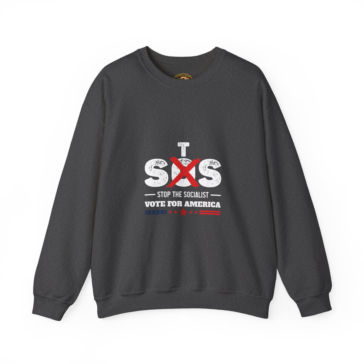Anti-Socialist Political Pullover | "Stop the Socialist, Vote for America"