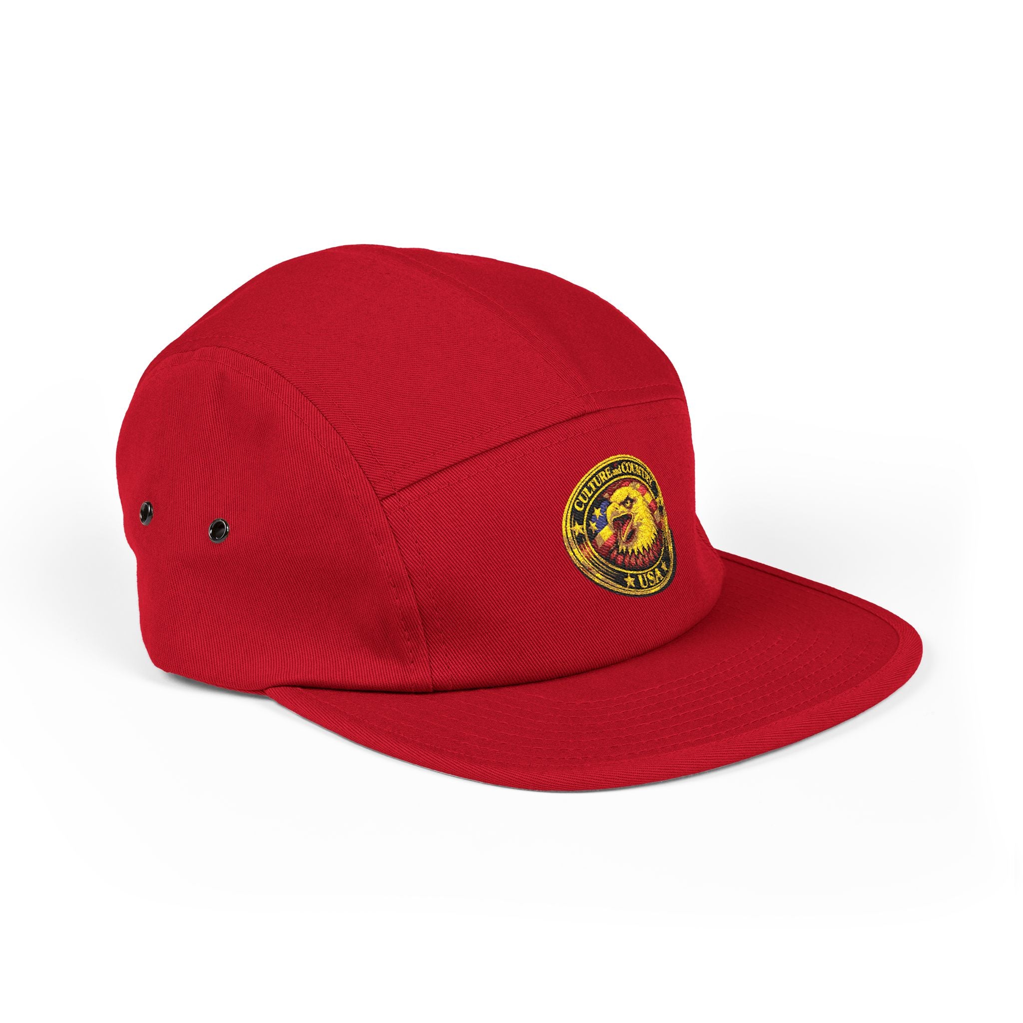 CULUSA 5-Panel Cap - black colorway front view