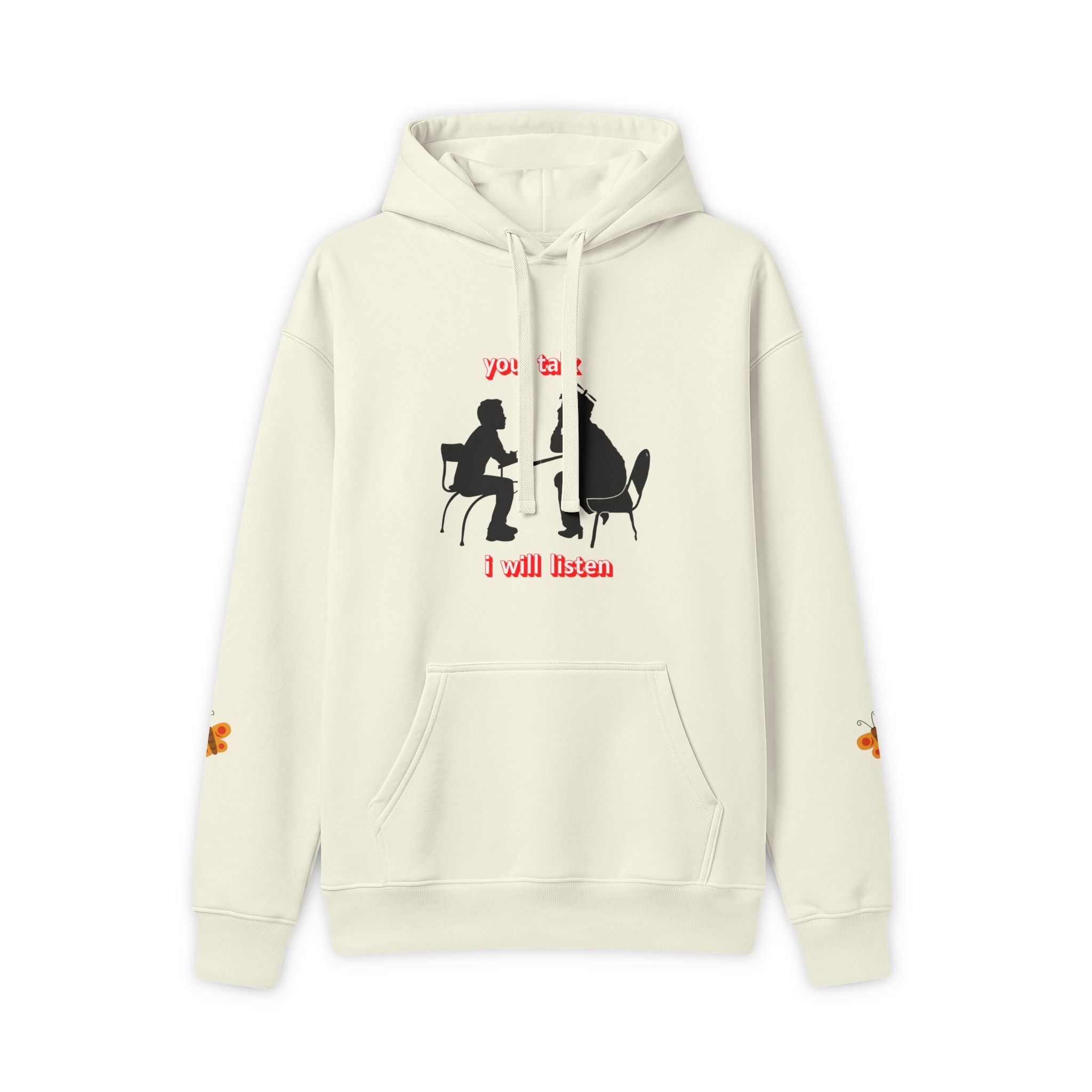 Teacher Student Conversation Youth Hoodie | You Talk I Will Listen Dialog | CULUSA