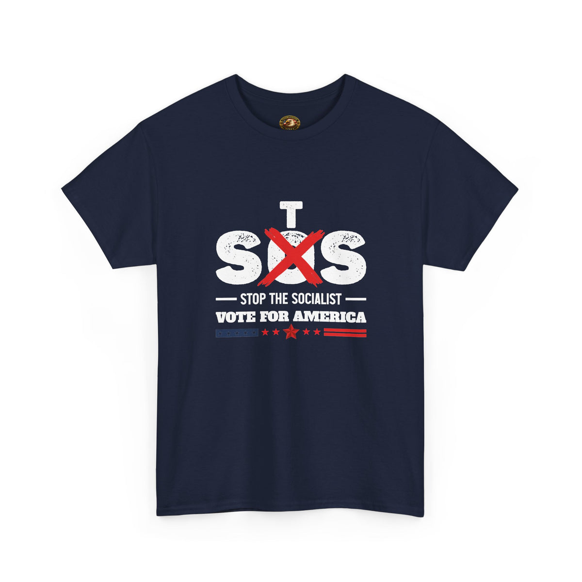 Anti-Socialist Political T-Shirt | "Stop the Socialist, Vote for America"