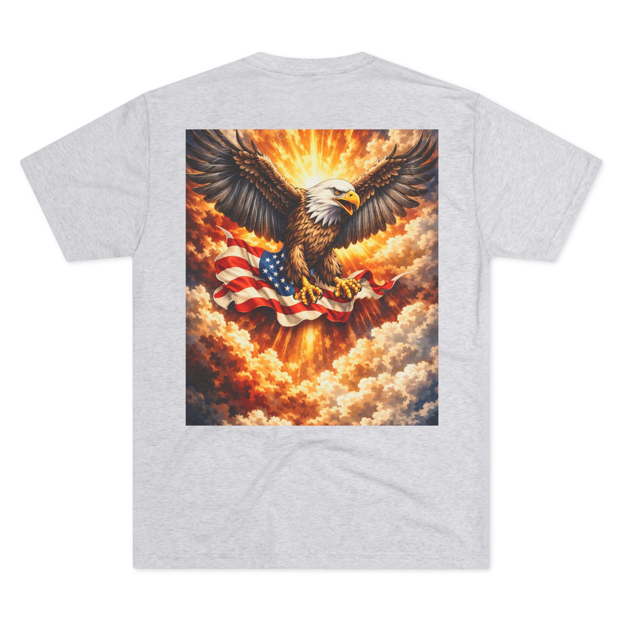 CULUSA Eagle T-Shirt - black colorway front view
