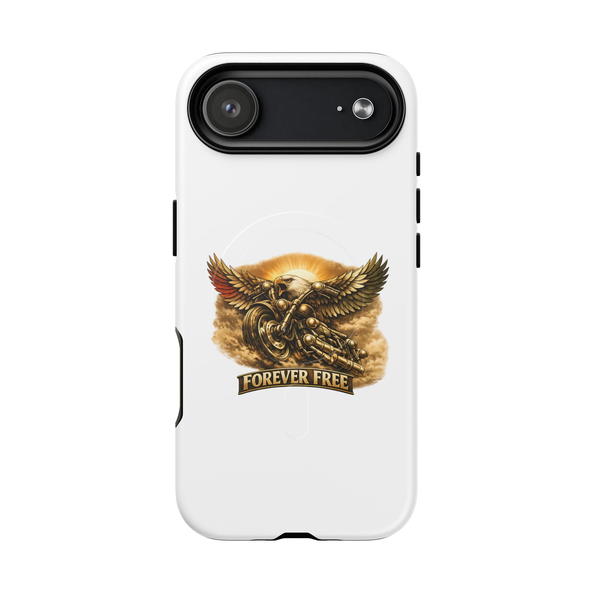 Forever Free Eagle Phone Case - iPhone 16 compatibility view
