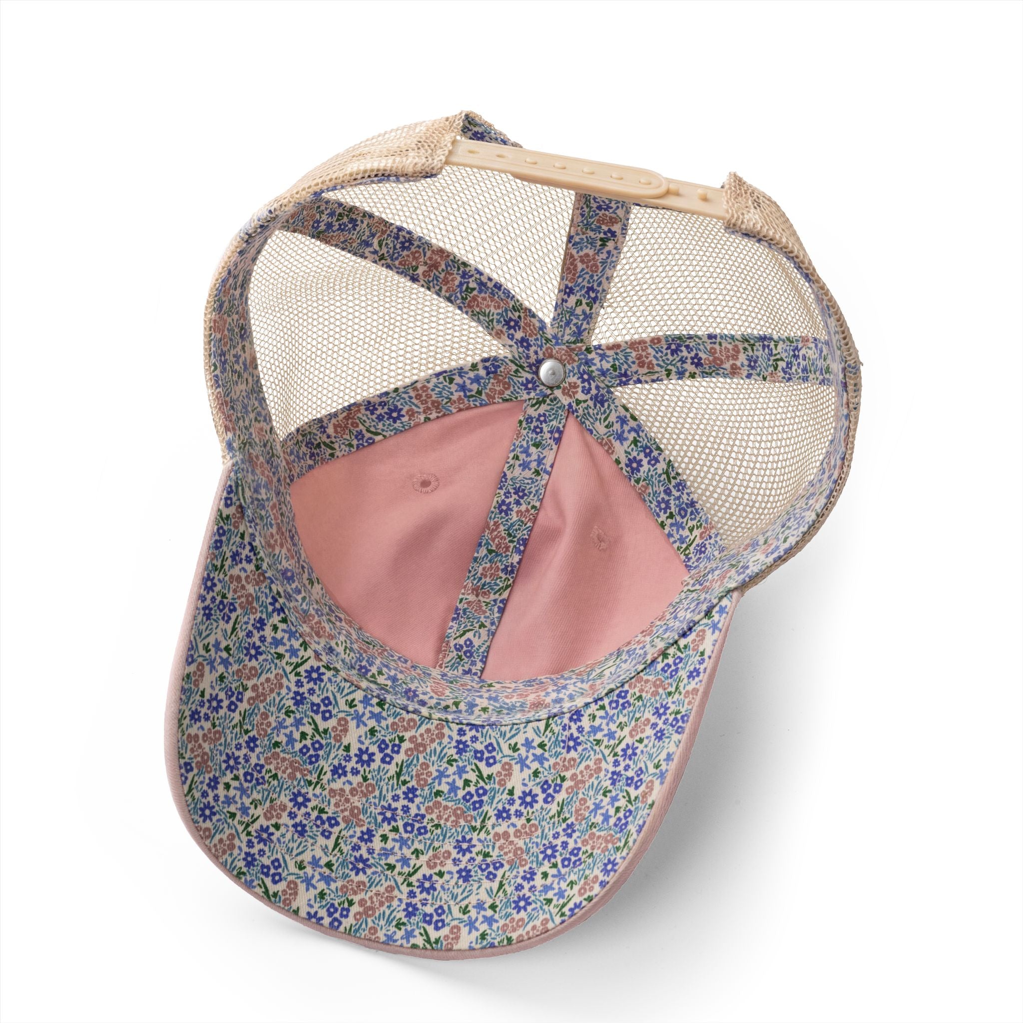 CULUSA Women's Mesh-Back Cap - washed distressed fabric texture