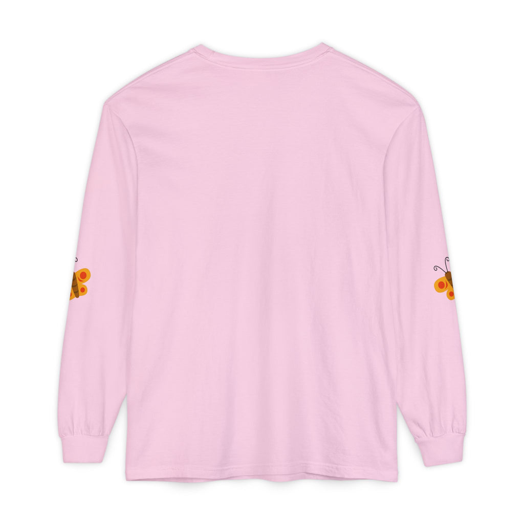 Teacher Student Conversation Long Sleeve - maroon colorway front view