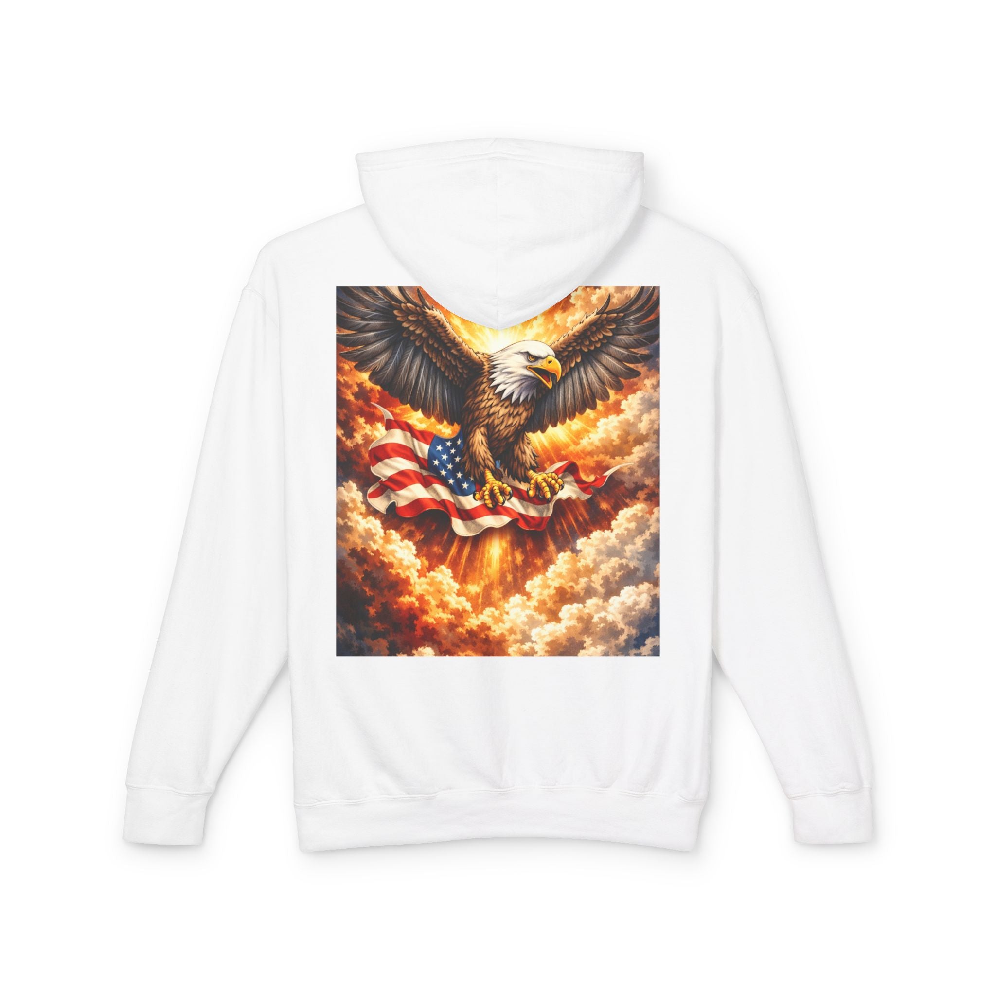 CULUSA Eagle Hoodie - navy colorway front view