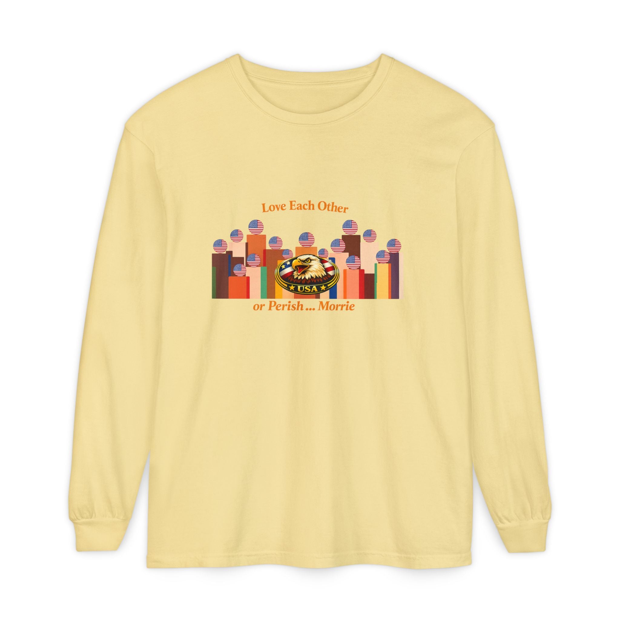 Love Each Other Long Sleeve - back design detail view