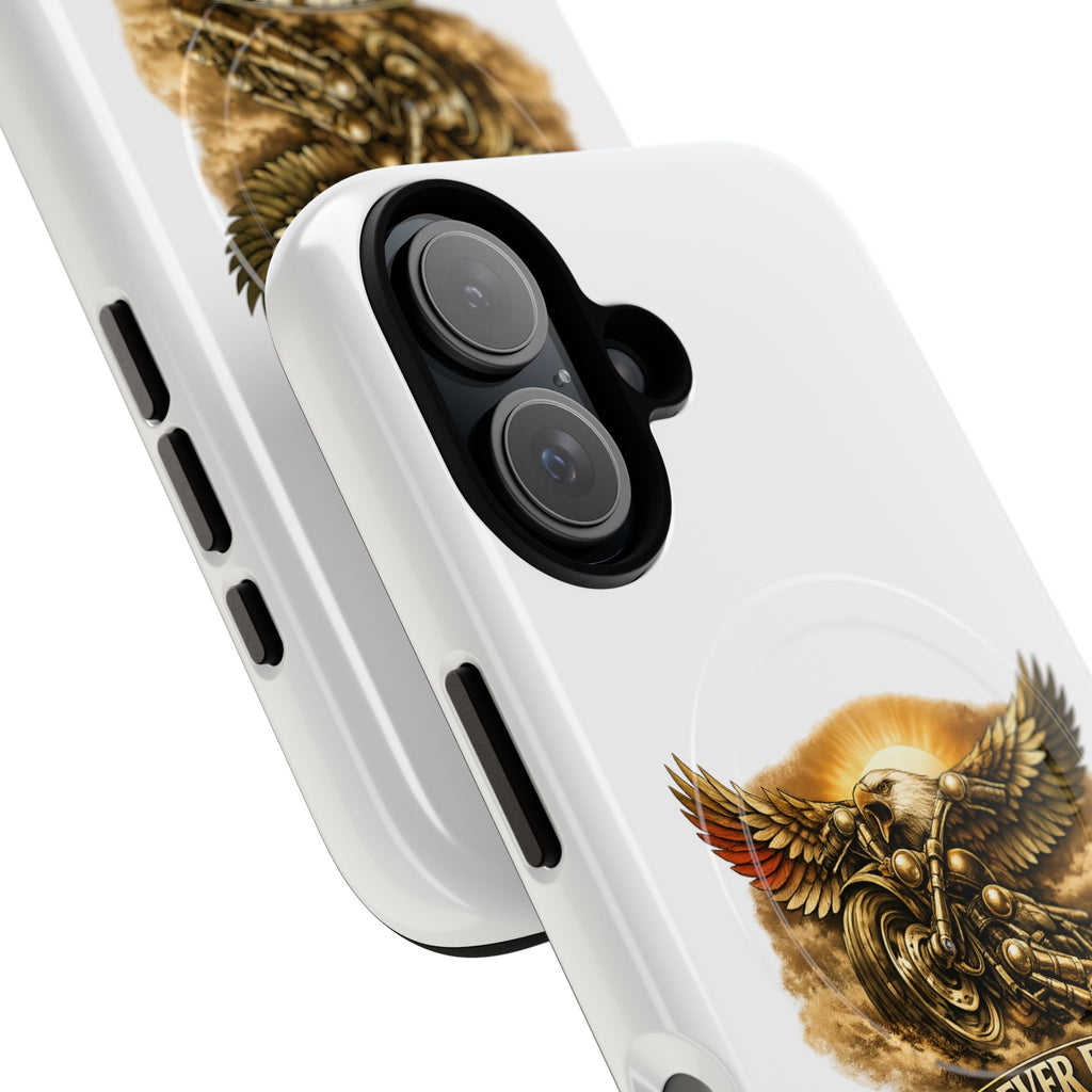 Forever Free Eagle Phone Case - back view full graphic