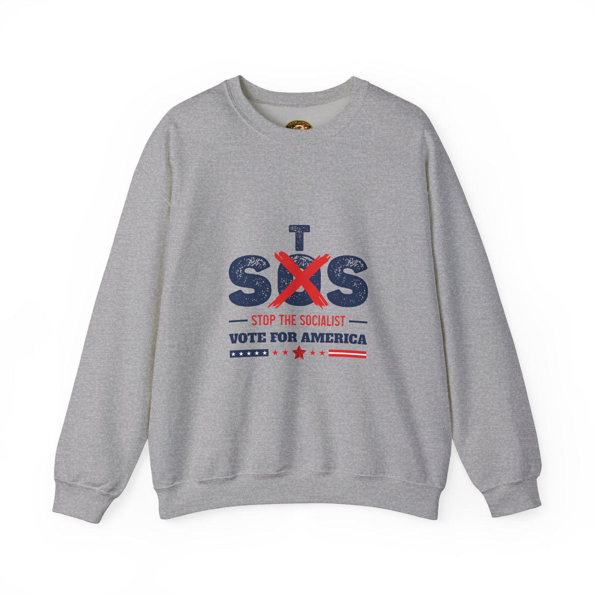Vote for America Sweatshirt | "Stop the Socialist, Vote for America" Patriotic Political Design