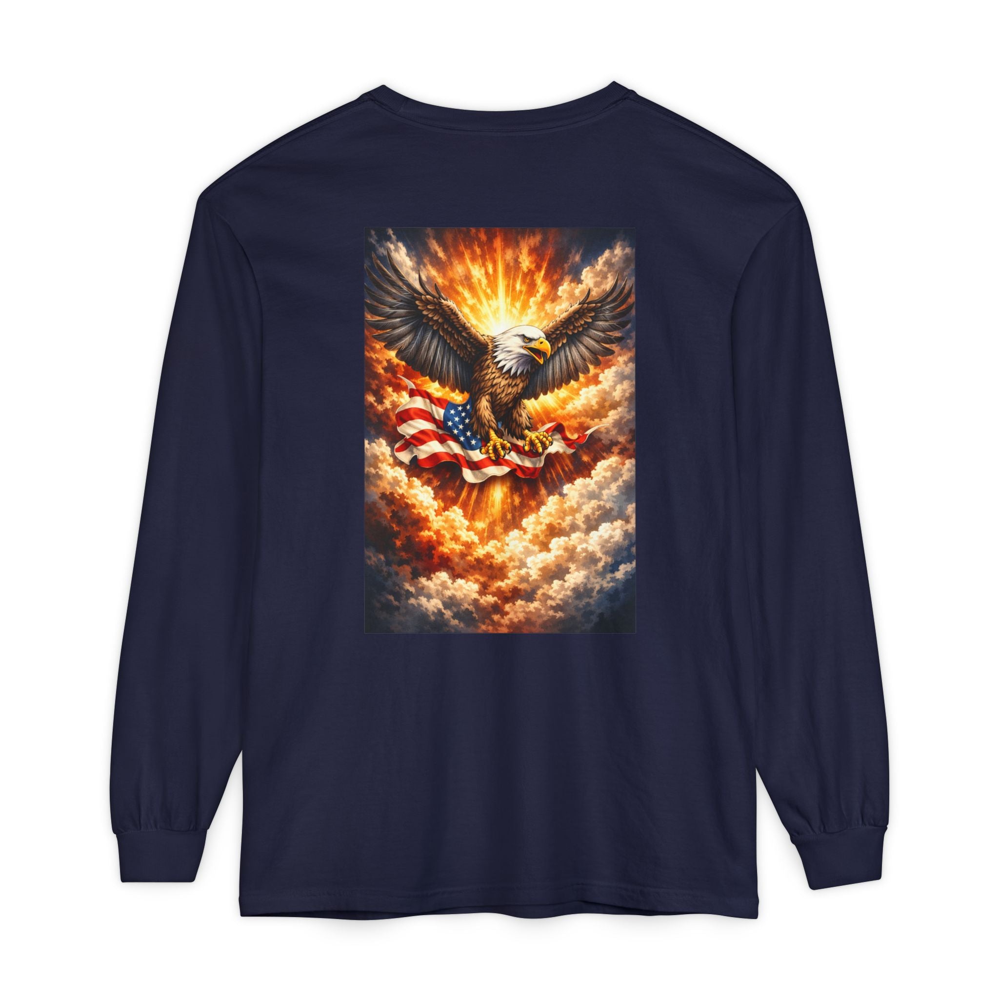 CULUSA Eagle Long Sleeve - white colorway front view