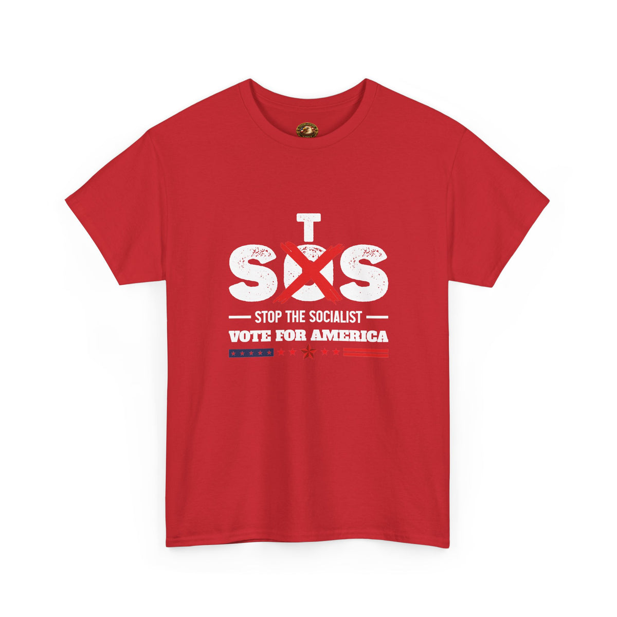 Anti-Socialist Political T-Shirt | "Stop the Socialist, Vote for America"