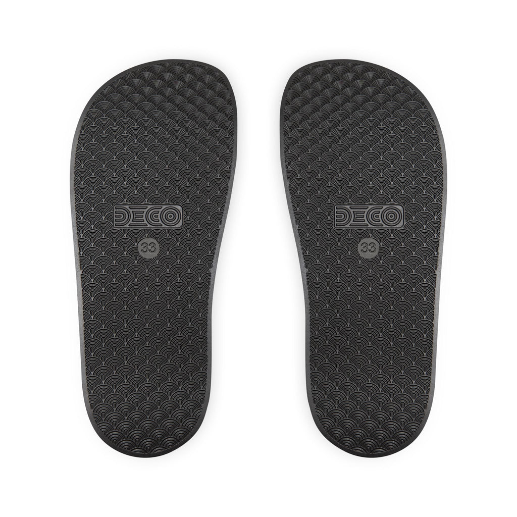 Can't Stop Girl |Youth Slide Sandals with Removable Strap | Girl Dunking Basketball