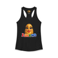 I-DAA-HO Potato Racerback Tank - front potato character humor graphic