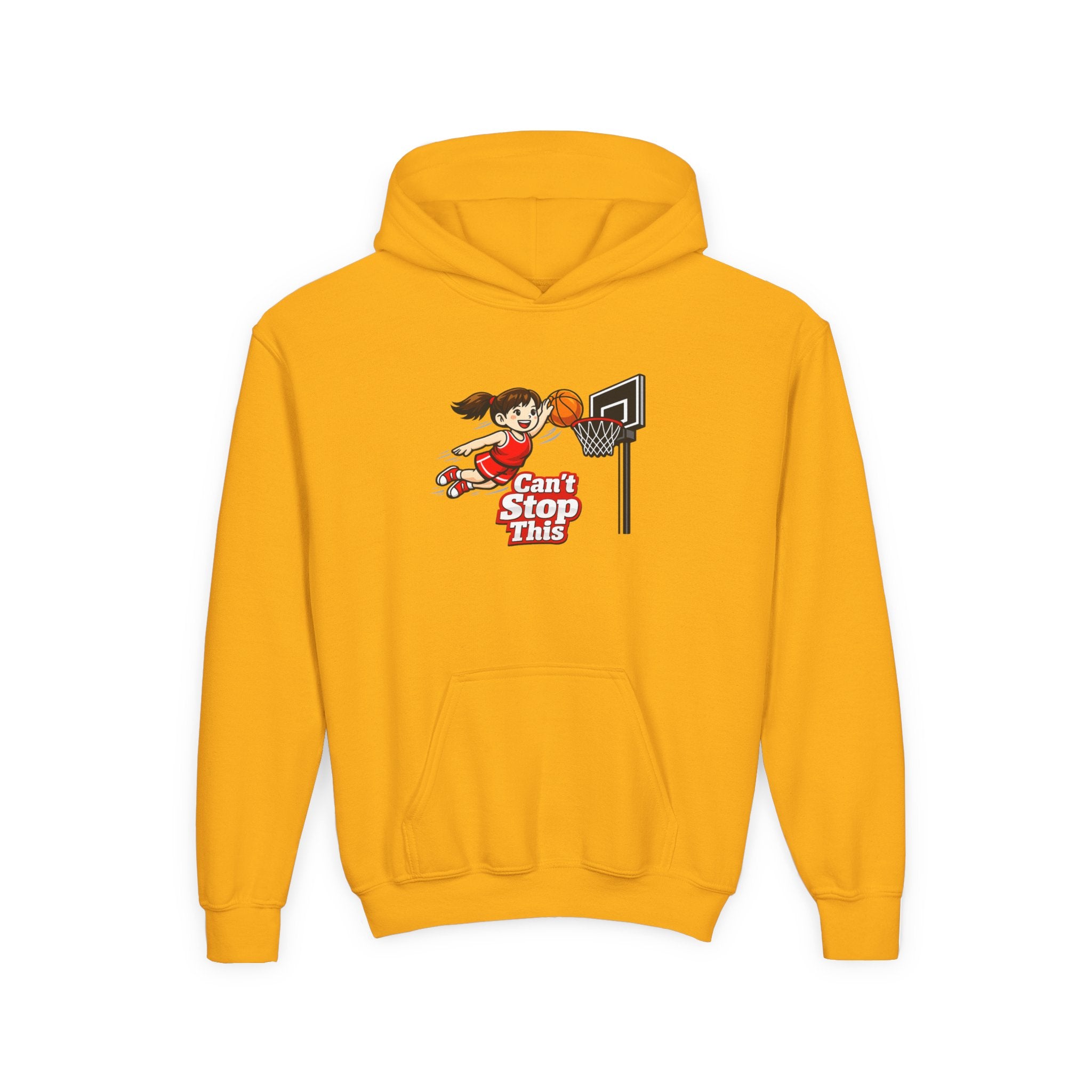 Can't Stop This Girl Youth Hoodie - back design detail view