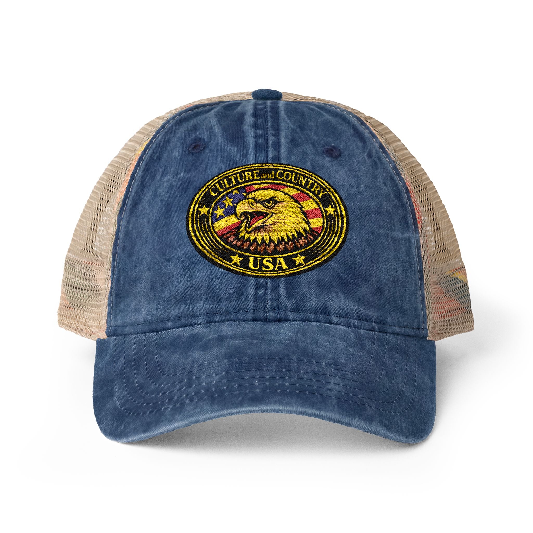 CULUSA Women's Mesh-Back Cap - pink colorway front view