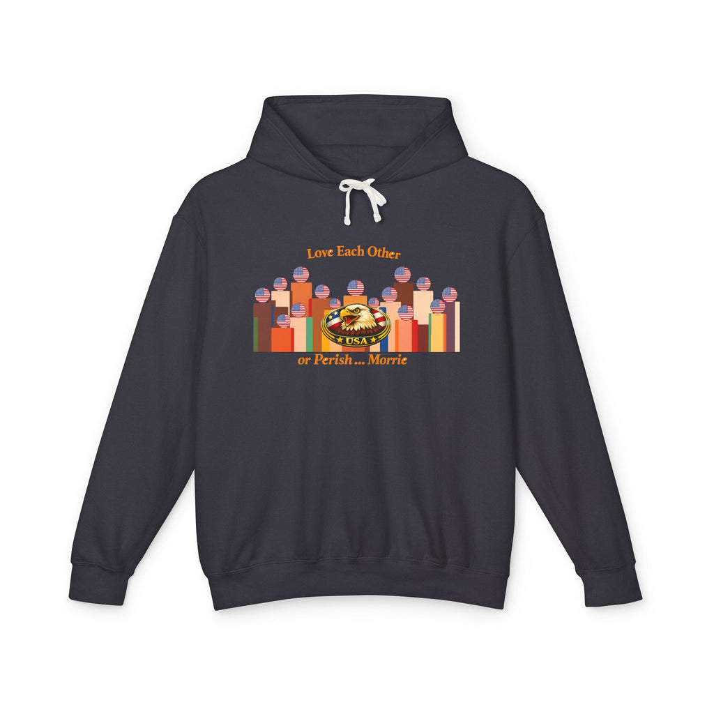 Love Each Other Hoodie - white colorway front view