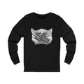 Forever Free Eagle Long Sleeve - front black and white patriotic graphic