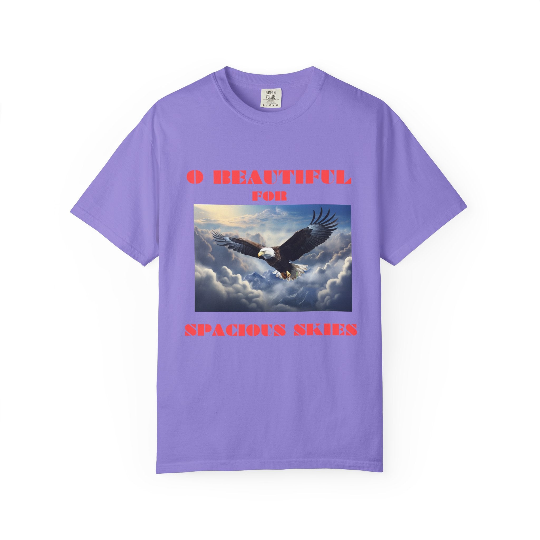 Eagle in Flight T-Shirt - white colorway front view