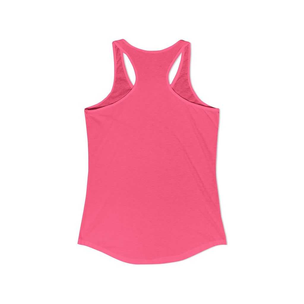 I-DAA-HO Potato Racerback Tank - fabric and print texture detail