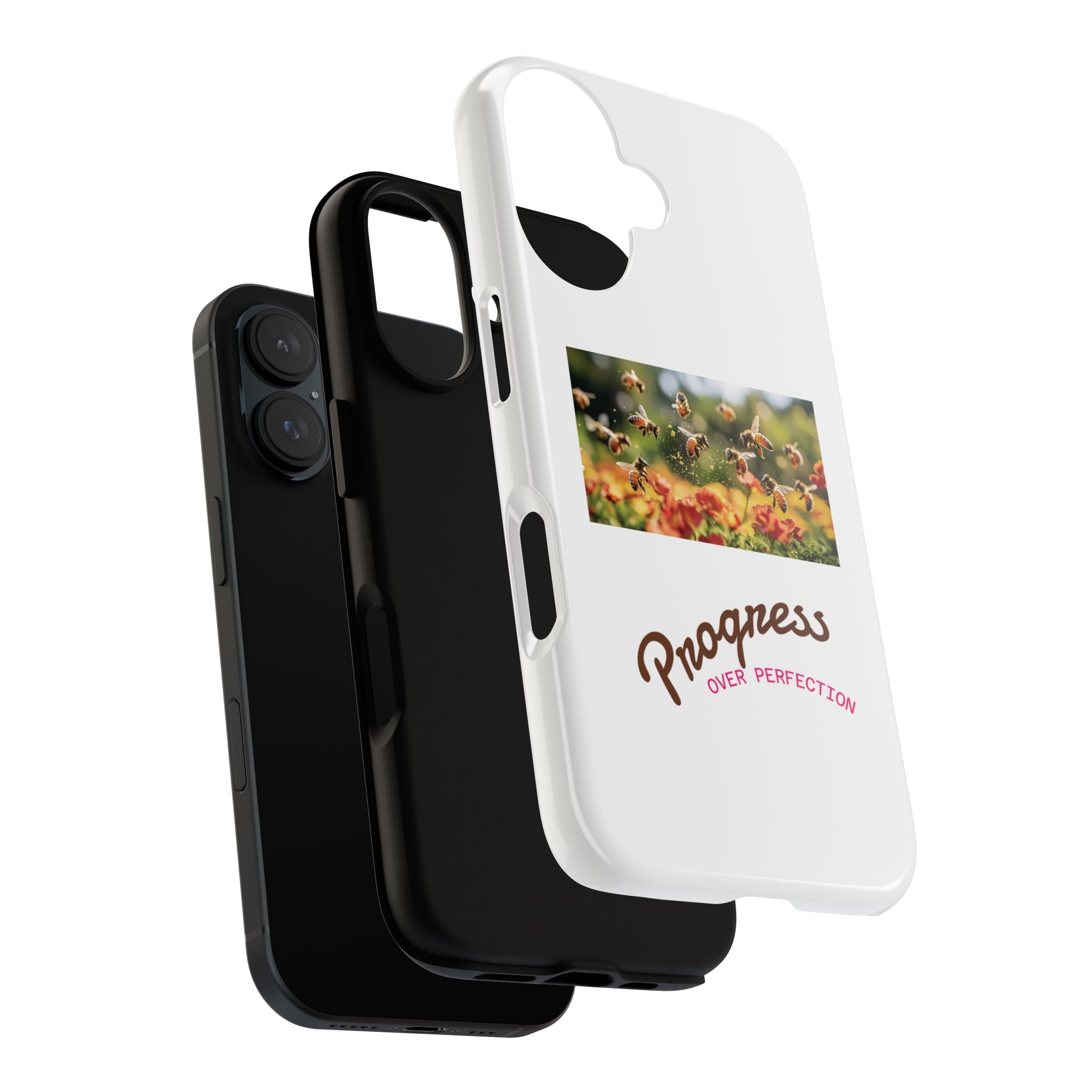 CULUSA Bees at Work Phone Case - side profile slim fit view