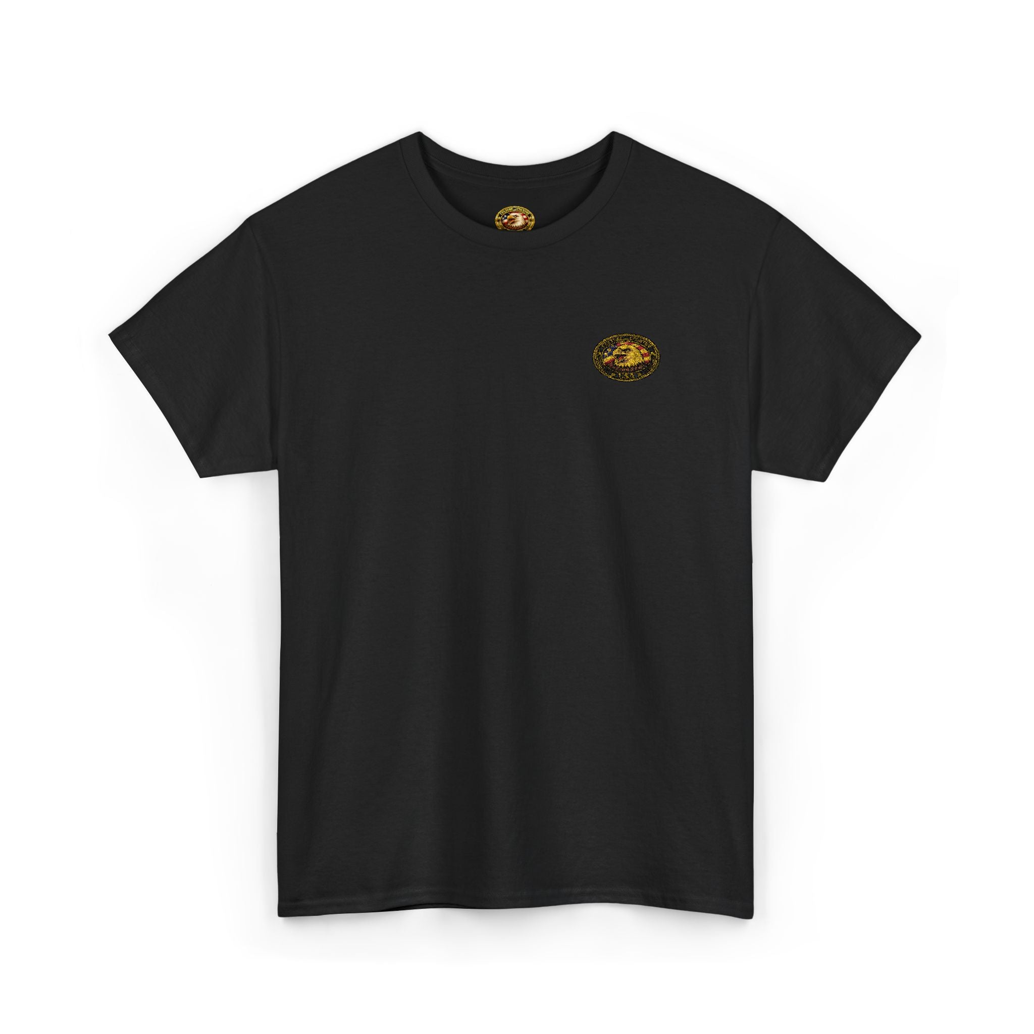 CULUSA Eagle T-Shirt - front patriotic eagle with flag colors graphic