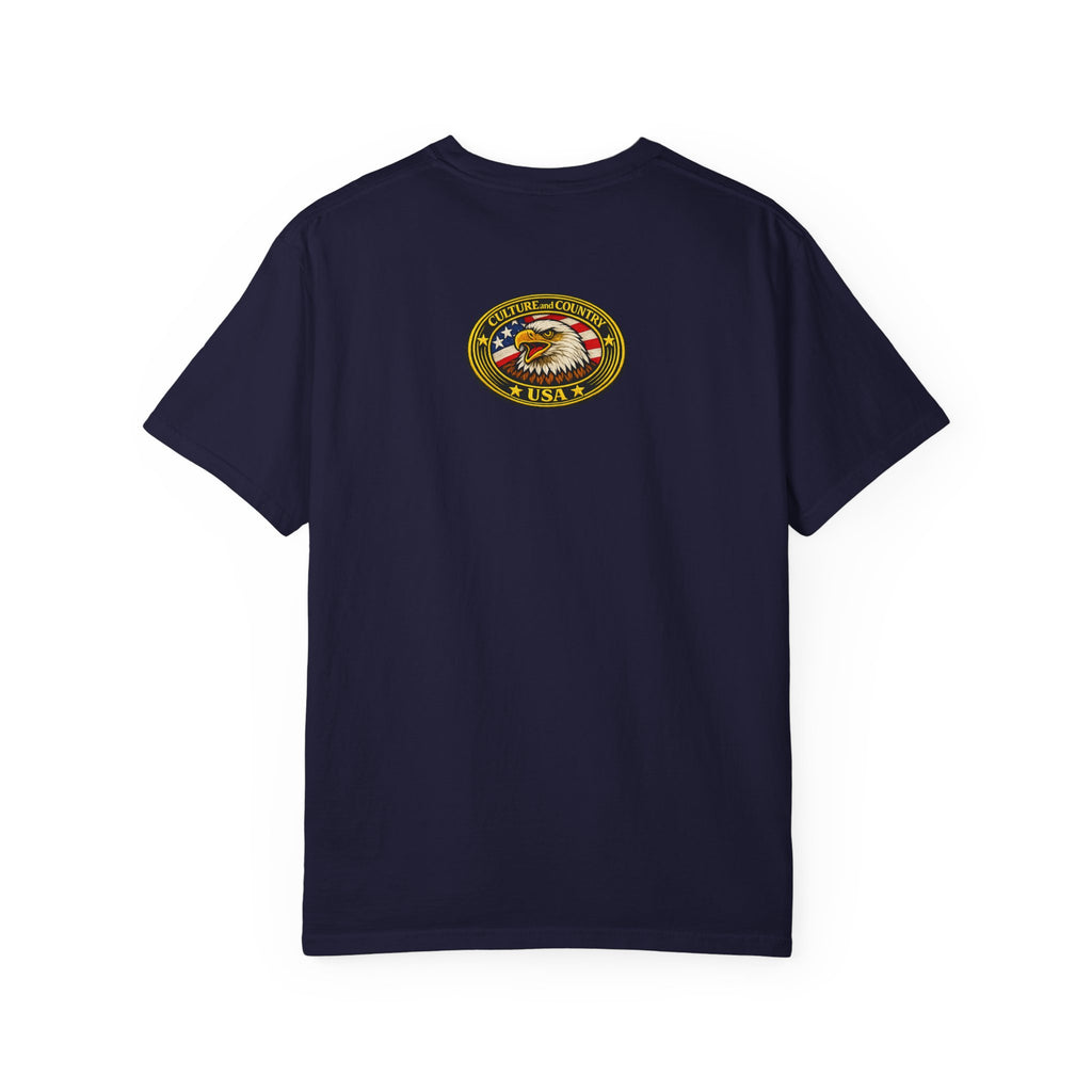 Eagle in Flight T-Shirt - eagle in flight graphic detail close-up