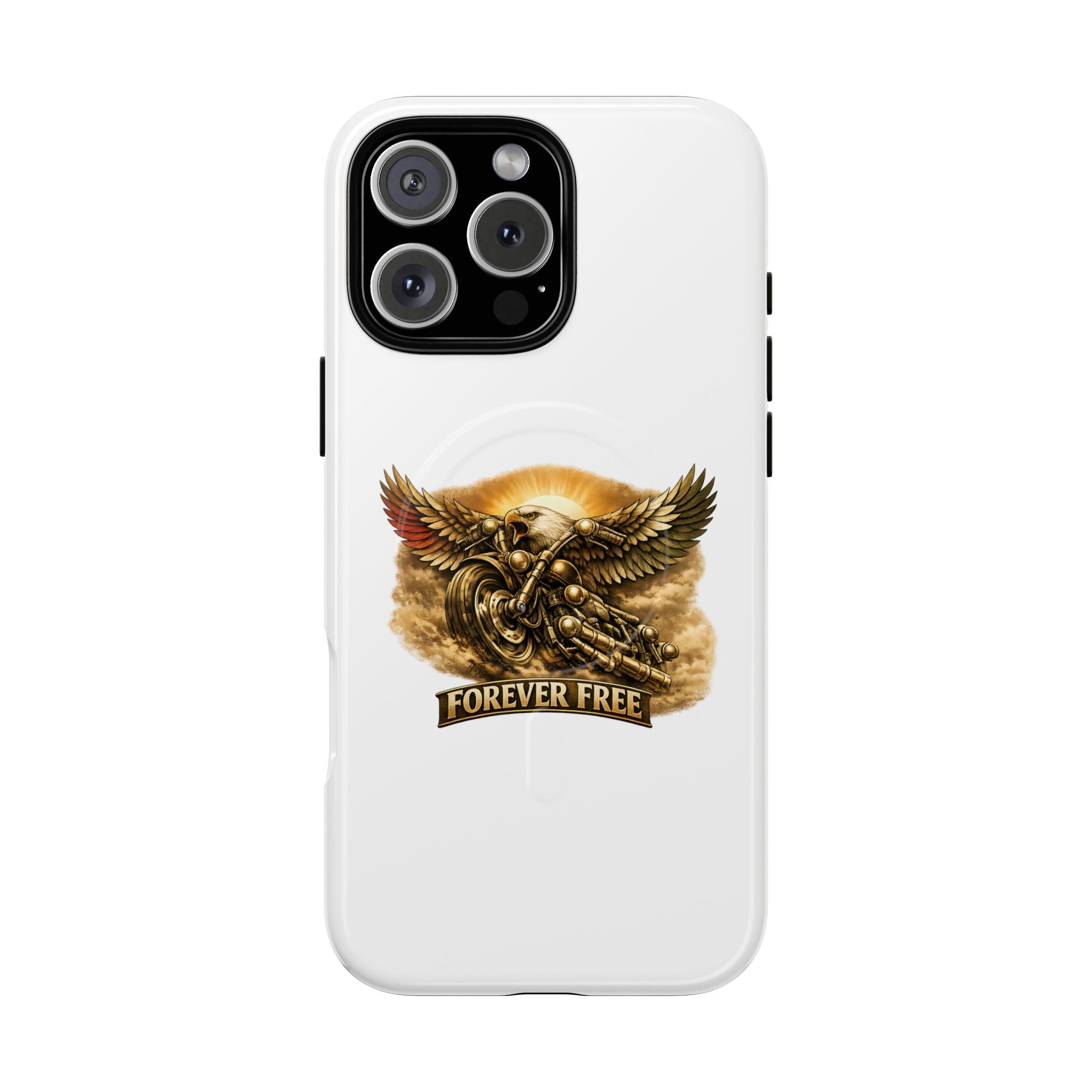 Forever Free Eagle Phone Case - back protective cover detail