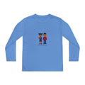 OK To Tell A Cop Youth Long Sleeve - white colorway front view