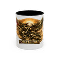 Forever Free Eagle Mug | 11 & 15oz Patriotic Accent Mug 
