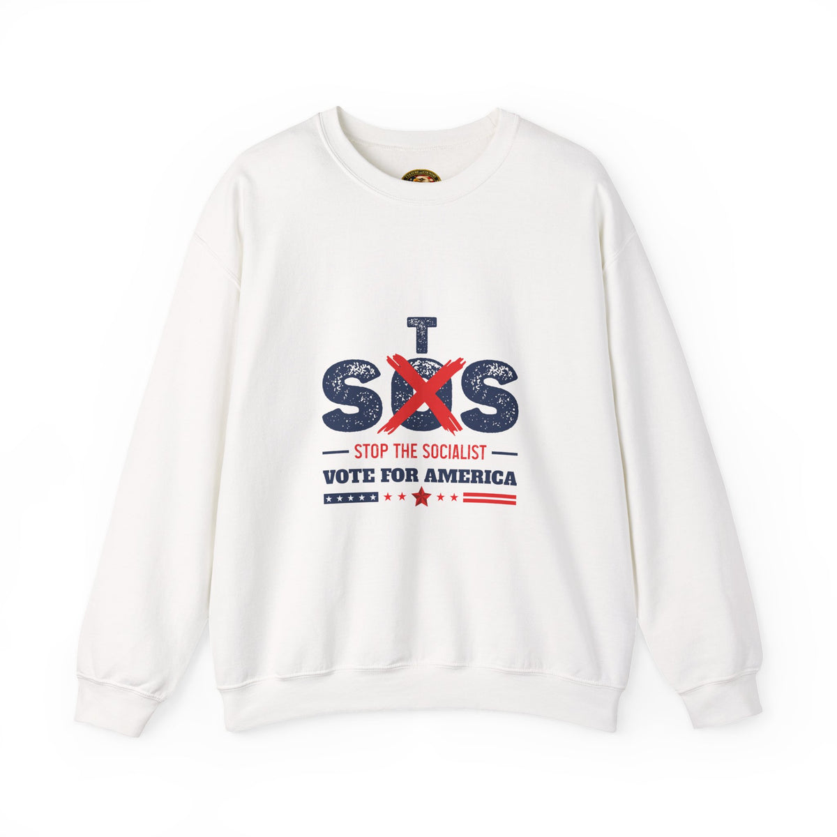 Vote for America Sweatshirt | "Stop the Socialist, Vote for America" Patriotic Political Design