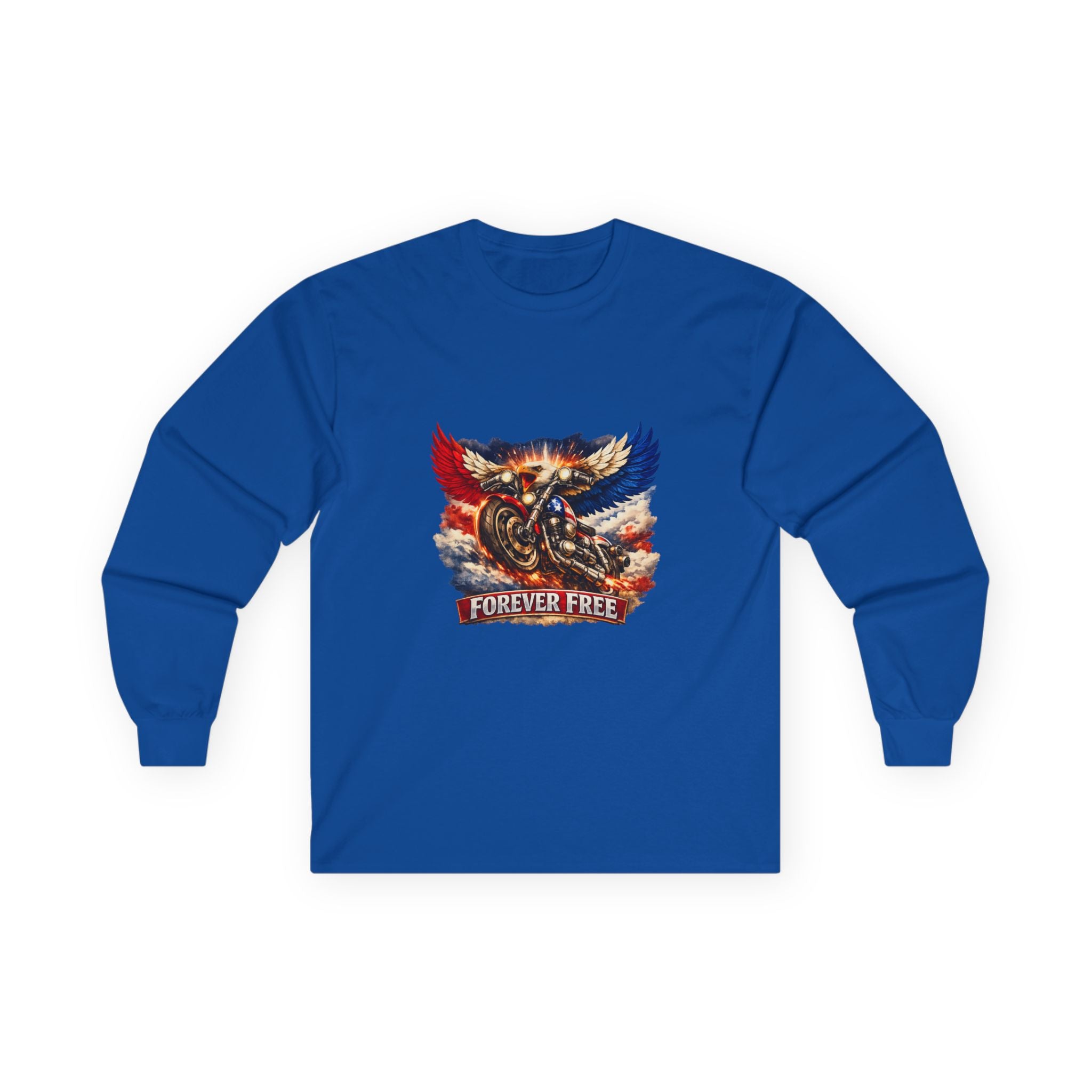 Forever Free Eagle Long Sleeve - navy colorway front view