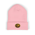 CULUSA Eagle Knit Hat - black colorway front view
