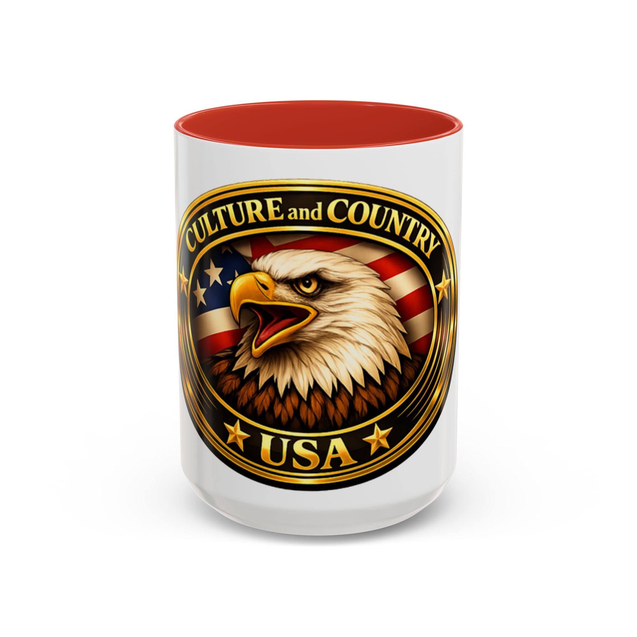 CULUSA Eagle Mug - gold handle colorway