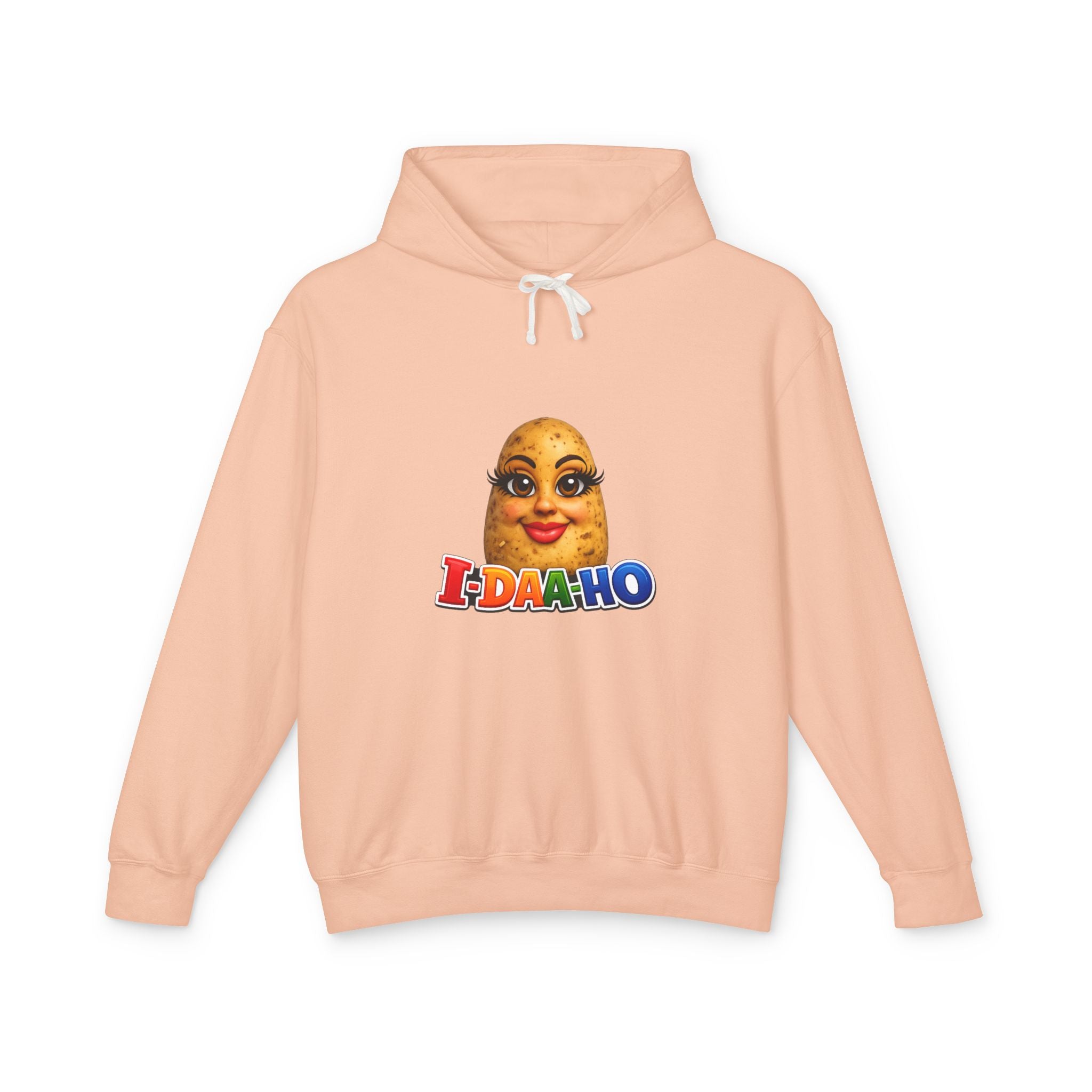 I-DAA-HO Potato Hoodie - black colorway front view