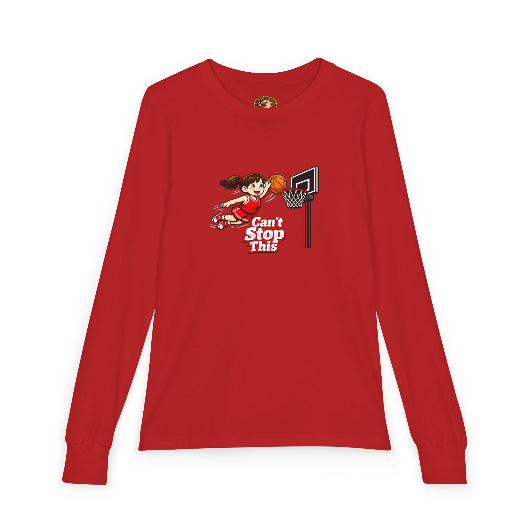 Can't Stop This Girl Long Sleeve - sleeve and cuff detail view
