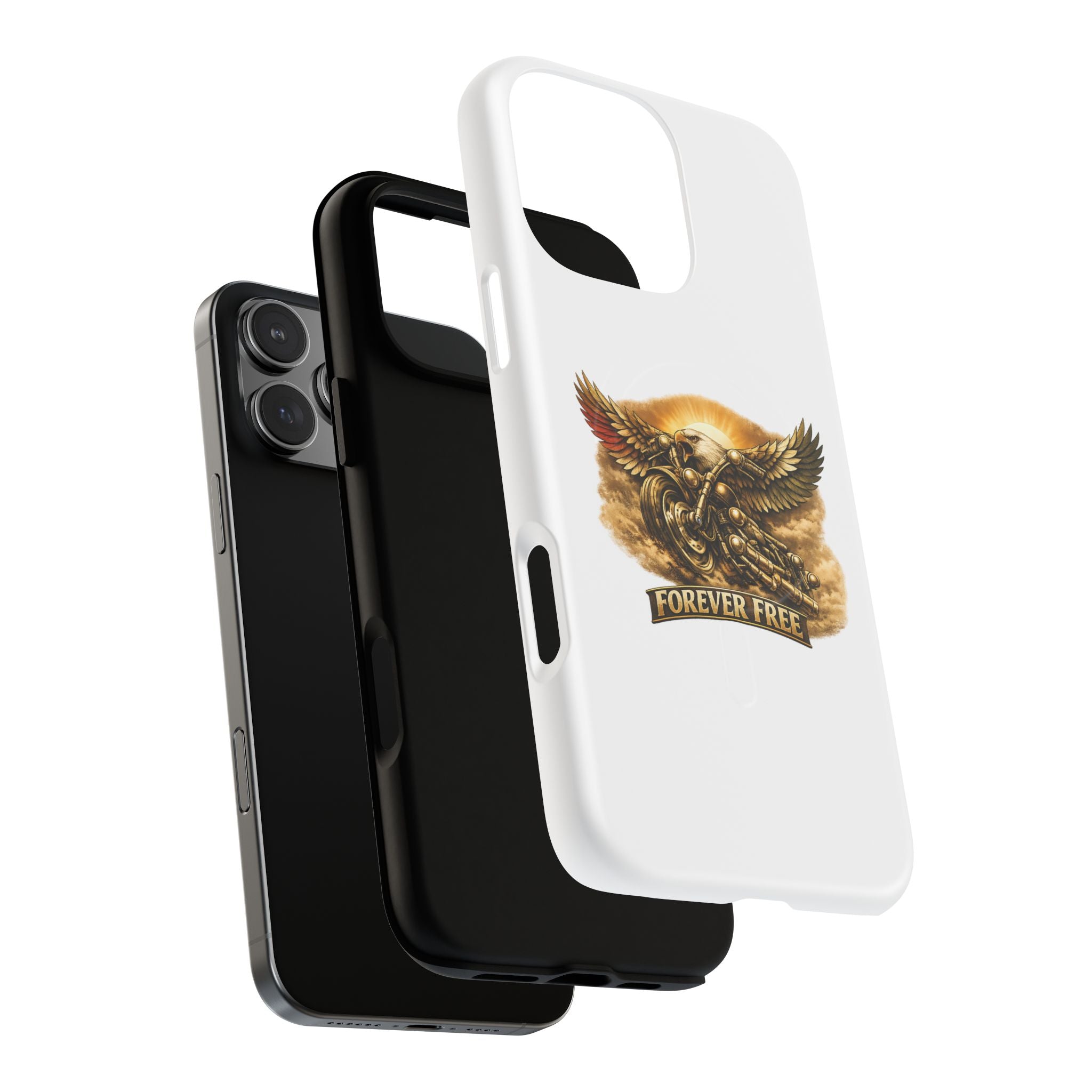 Forever Free Eagle Phone Case - hand hold lifestyle view