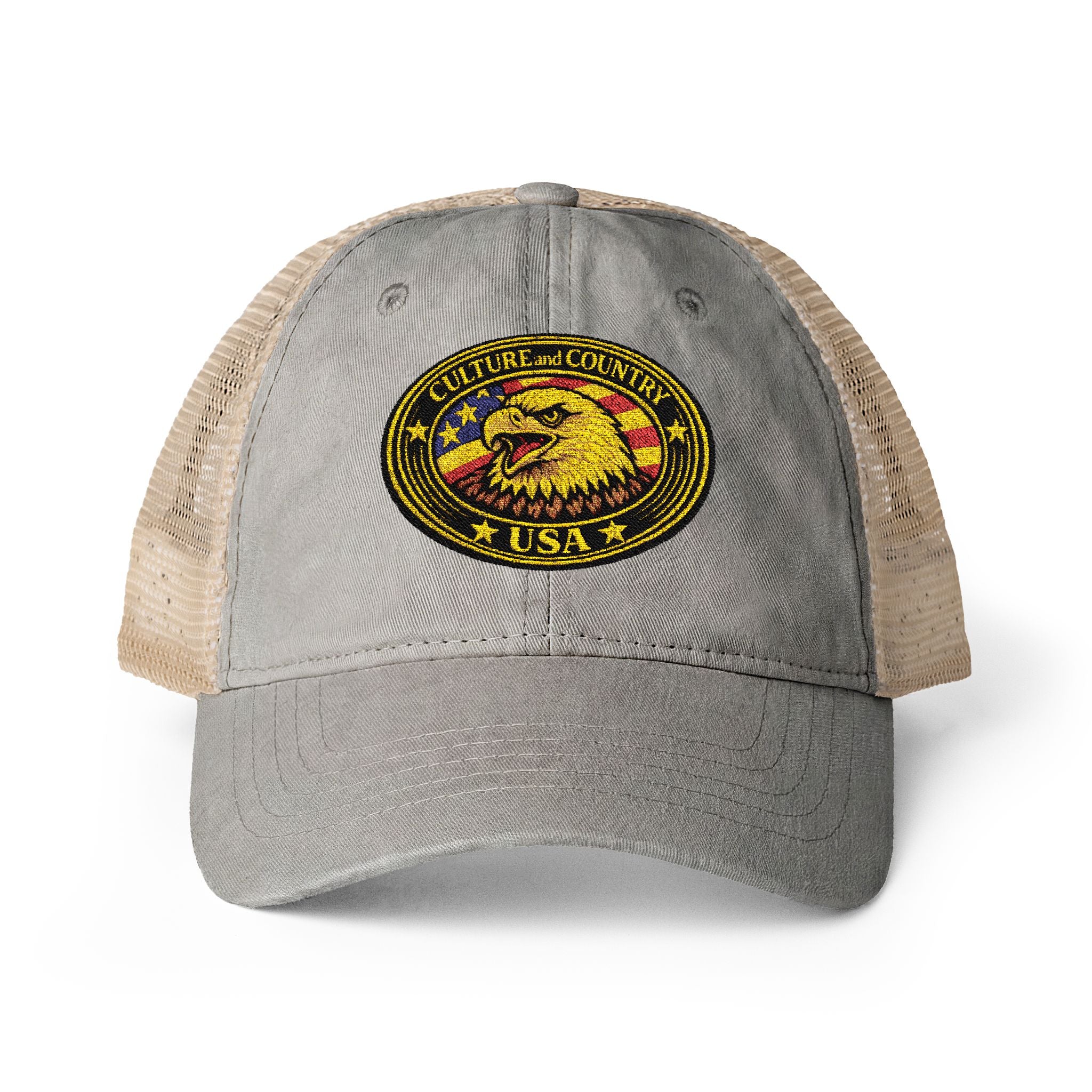 CULUSA Women's Mesh-Back Cap - navy colorway front view