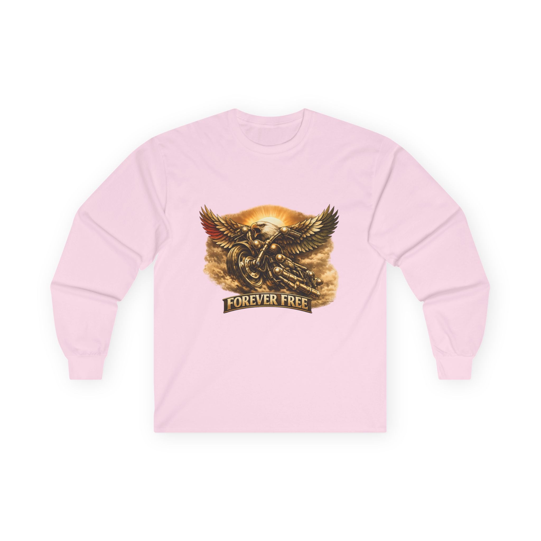 Forever Free Eagle Long Sleeve - gray colorway front view