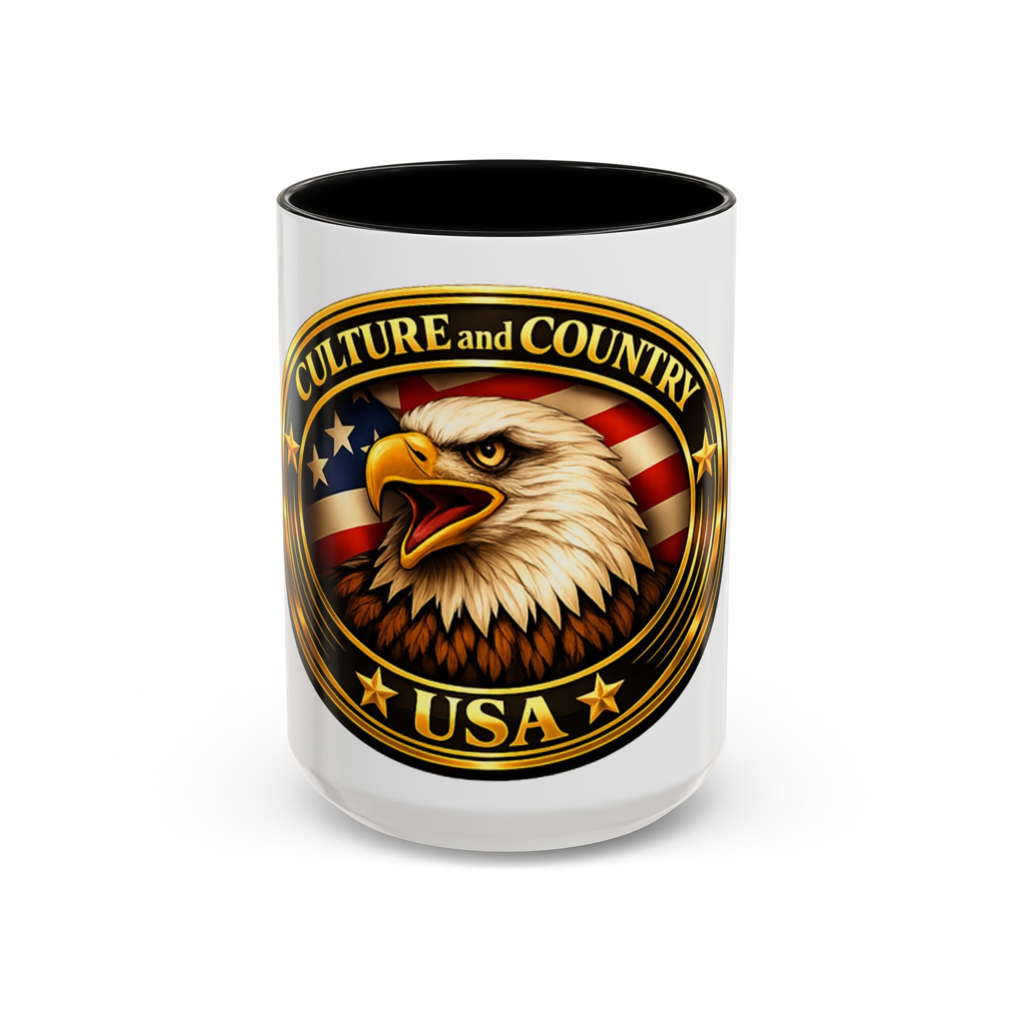CULUSA Eagle Mug - red handle colorway