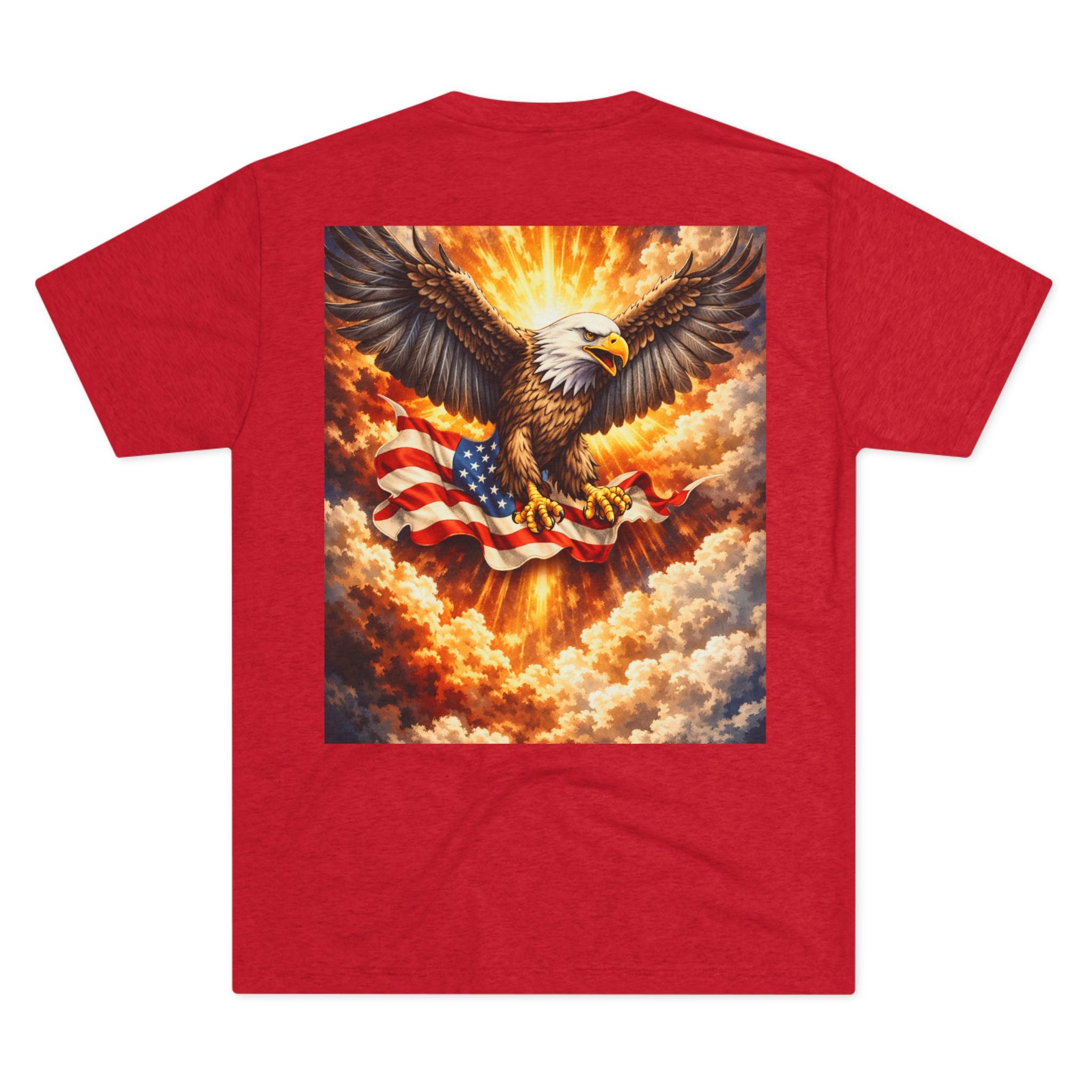 CULUSA Eagle T-Shirt - navy colorway front view