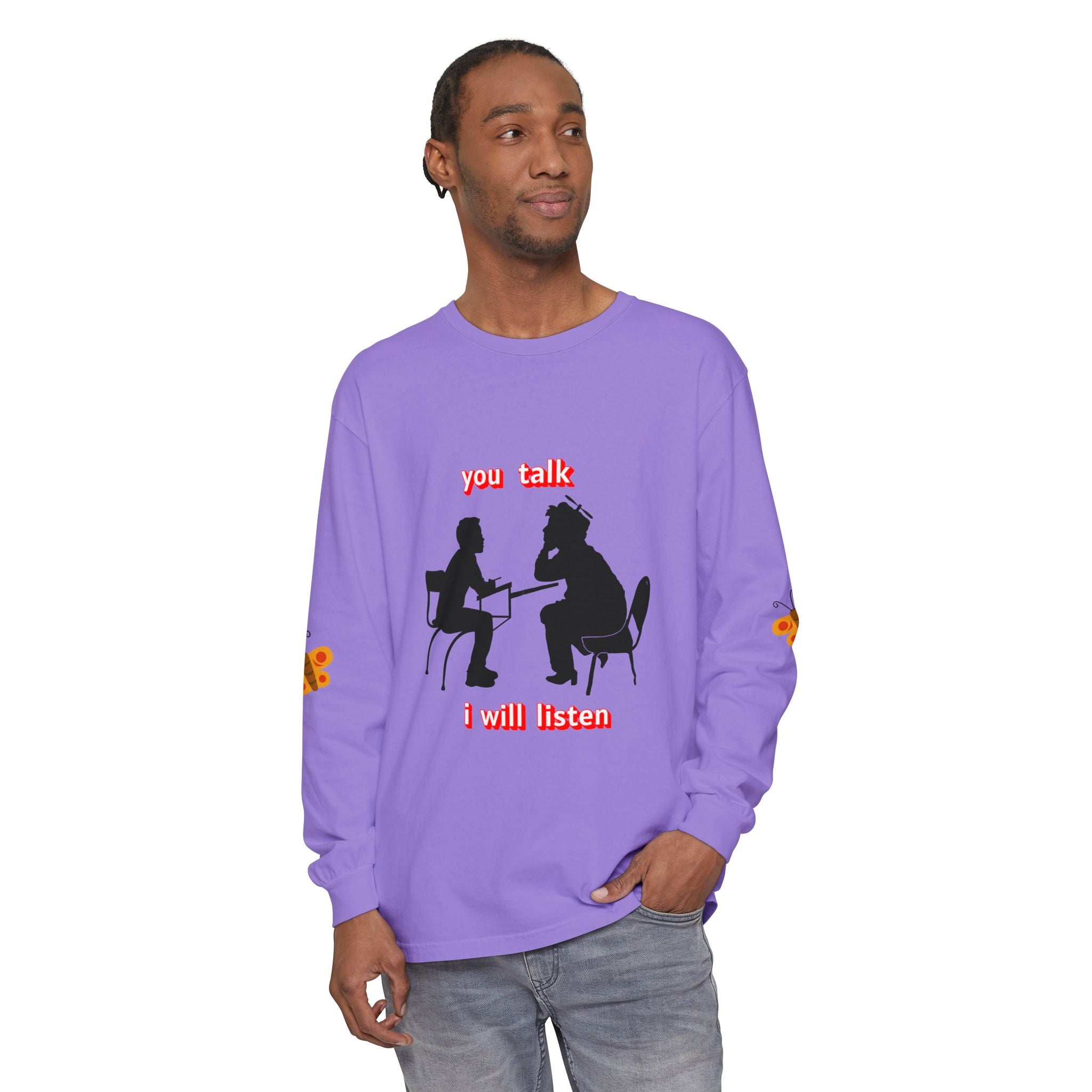 Teacher Student Conversation Long Sleeve - back to school gift idea view