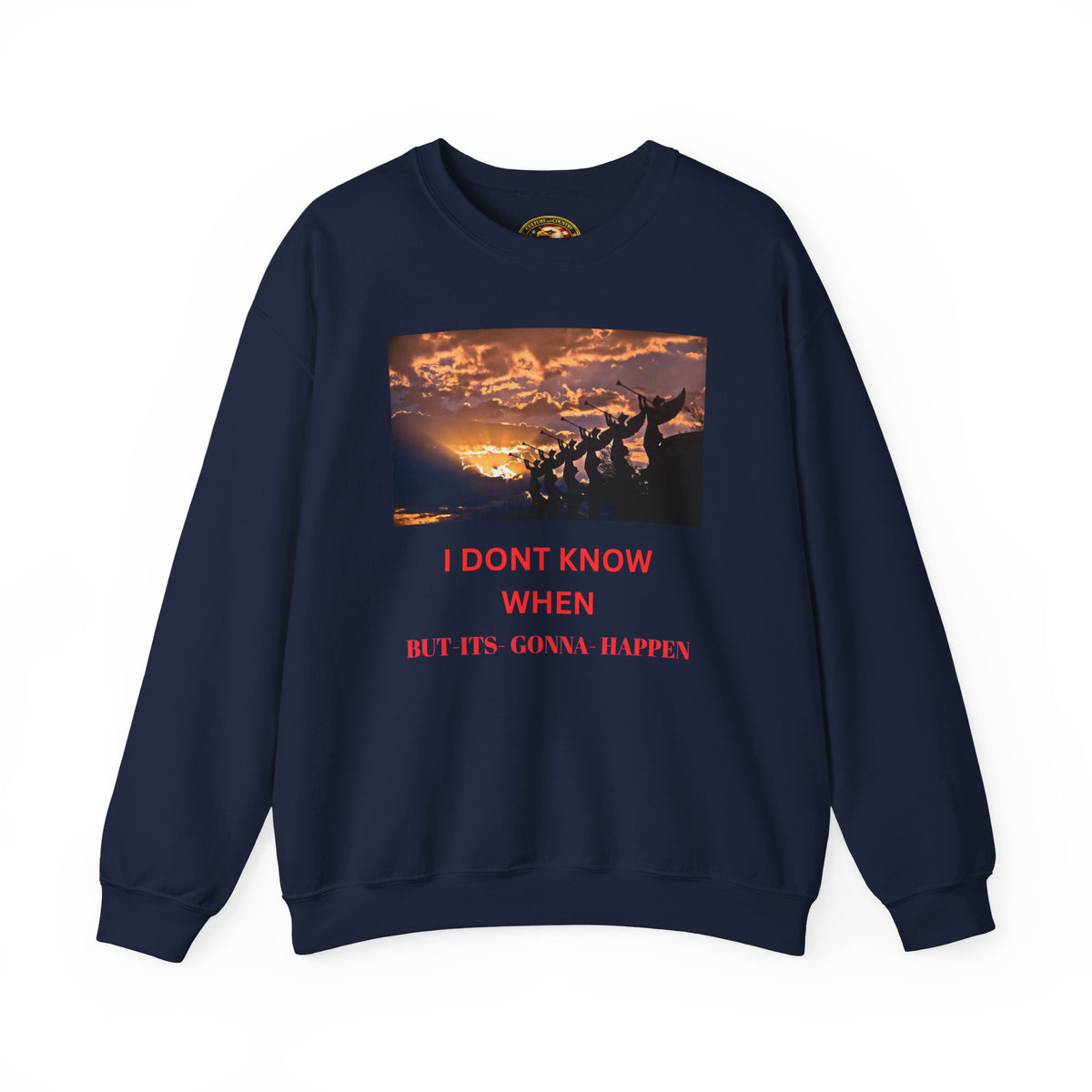 Sound the Trumpets Crewneck | The Coming of the King of Kings