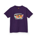 Diverse American Kids Youth T-Shirt - white colorway front view