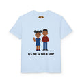 OK to Tell a Cop Youth T-Shirt - graphic detail close-up view
