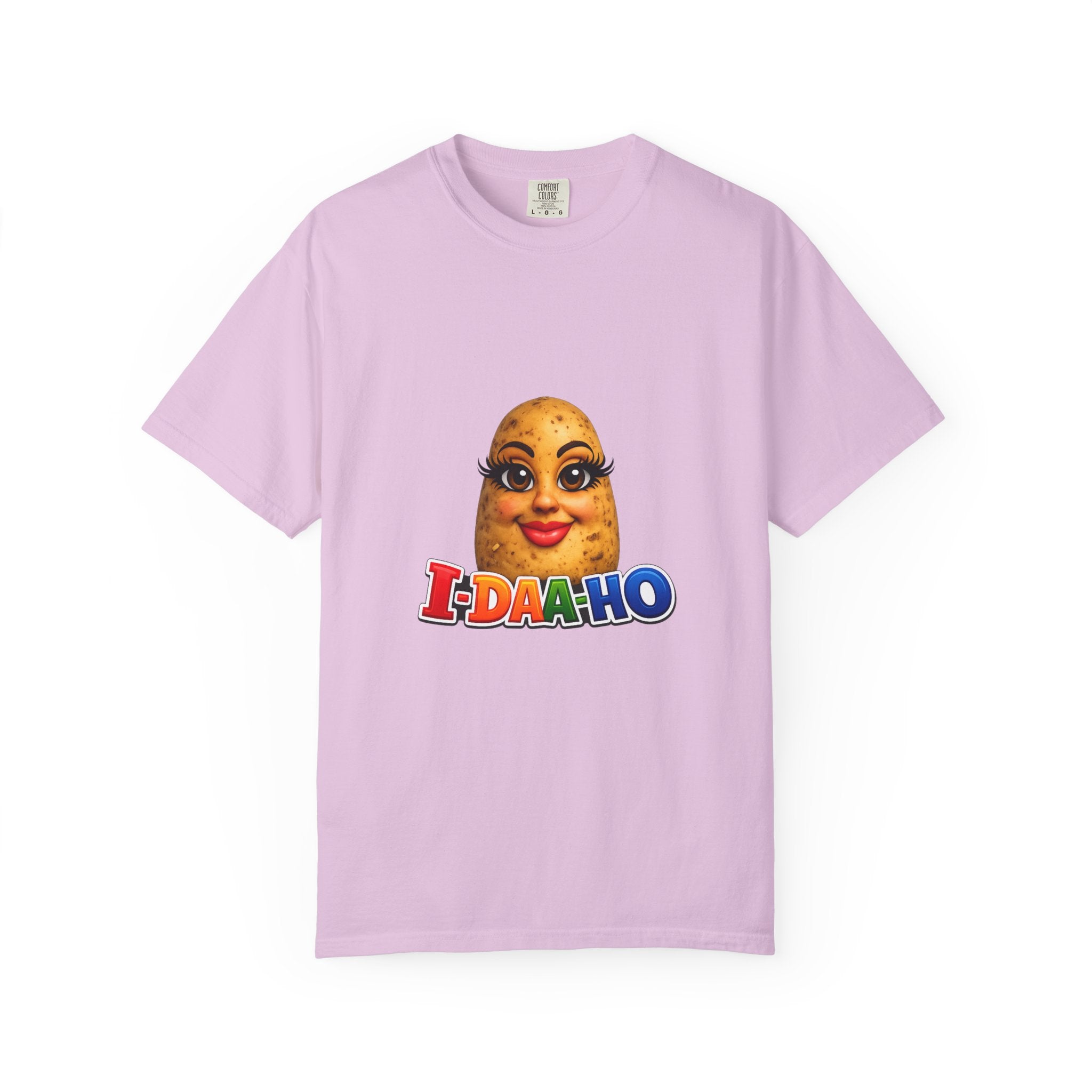I-DAA-HO Potato T-Shirt - white colorway front view