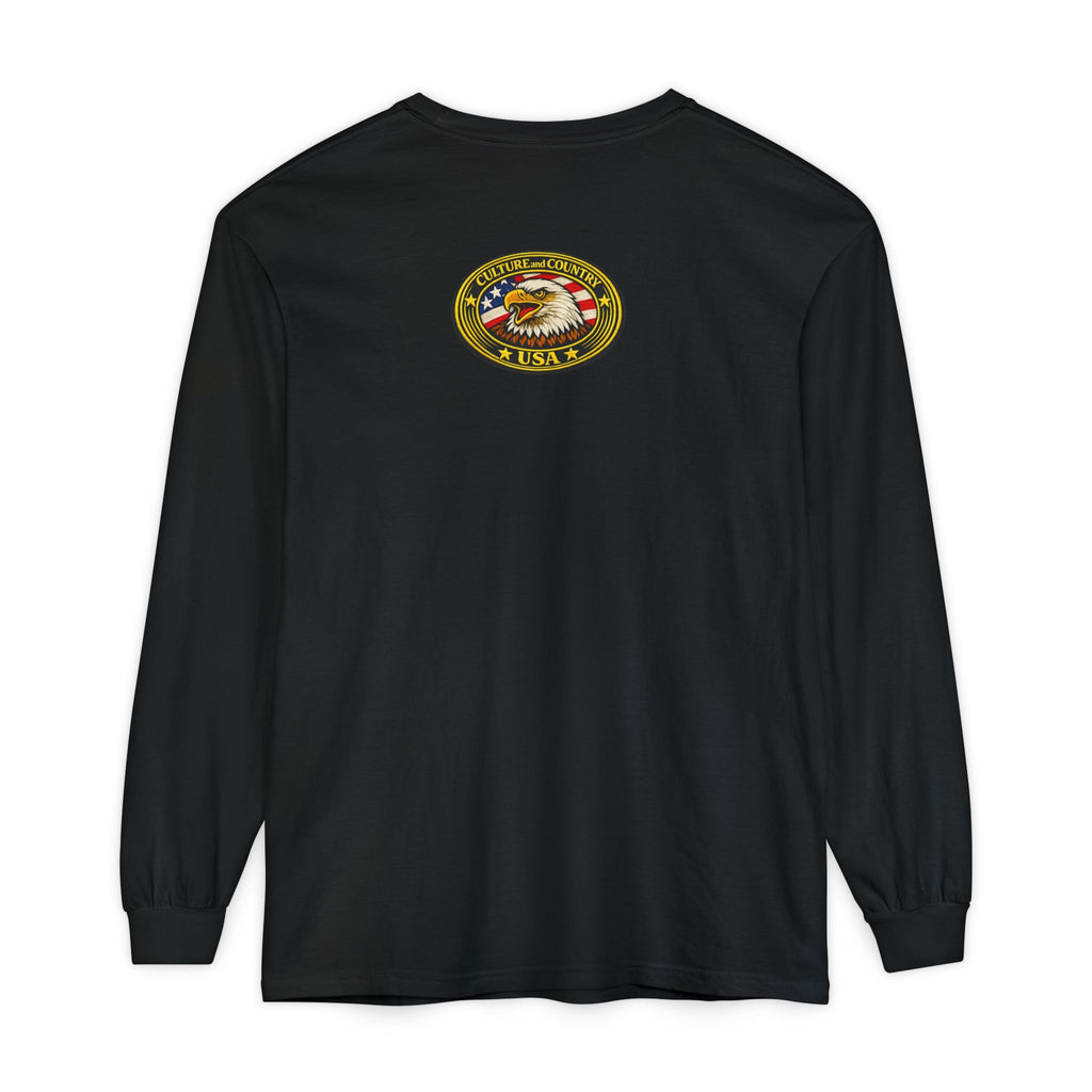 Love Each Other Long Sleeve - size fit reference flat lay