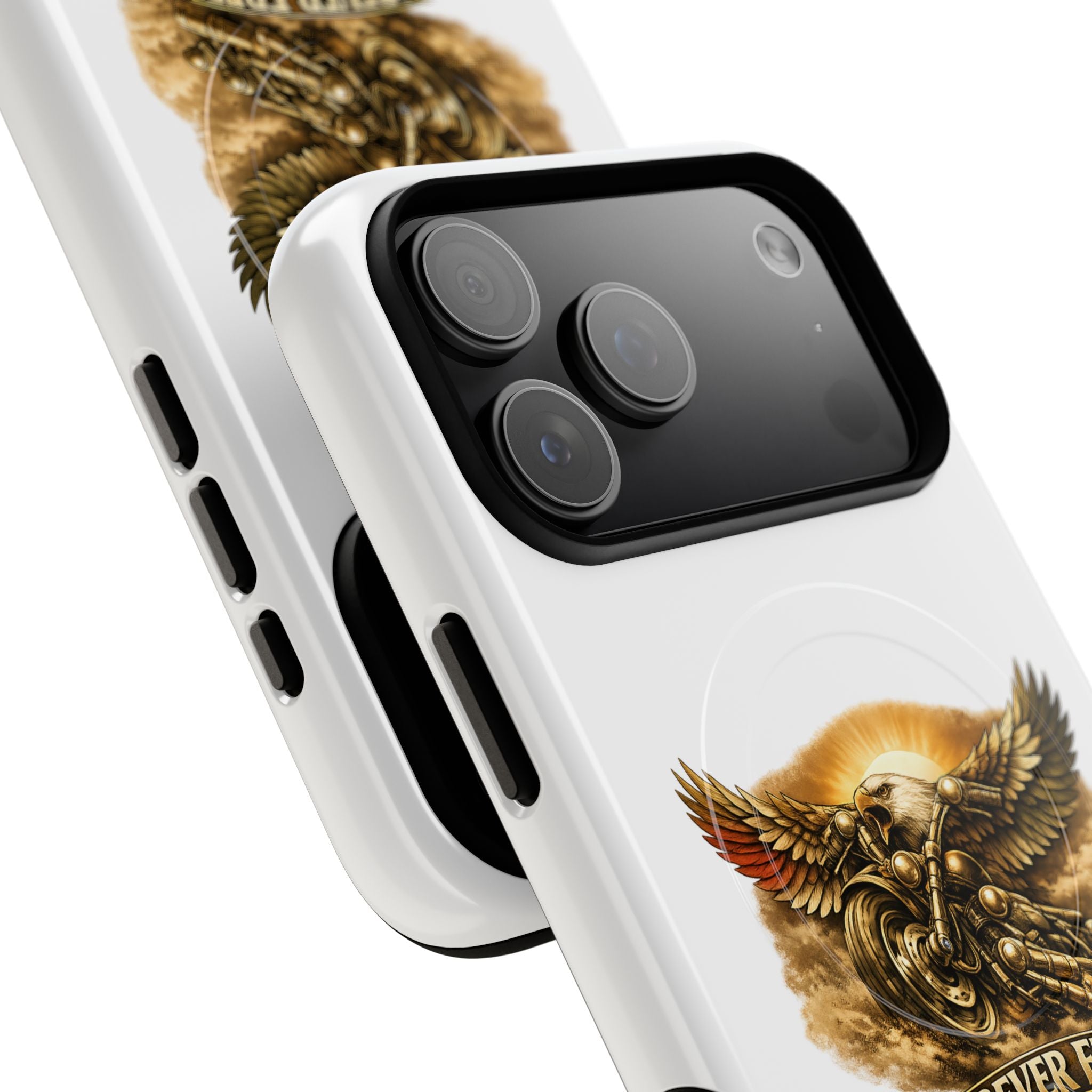 Forever Free Eagle Phone Case - texture and finish detail