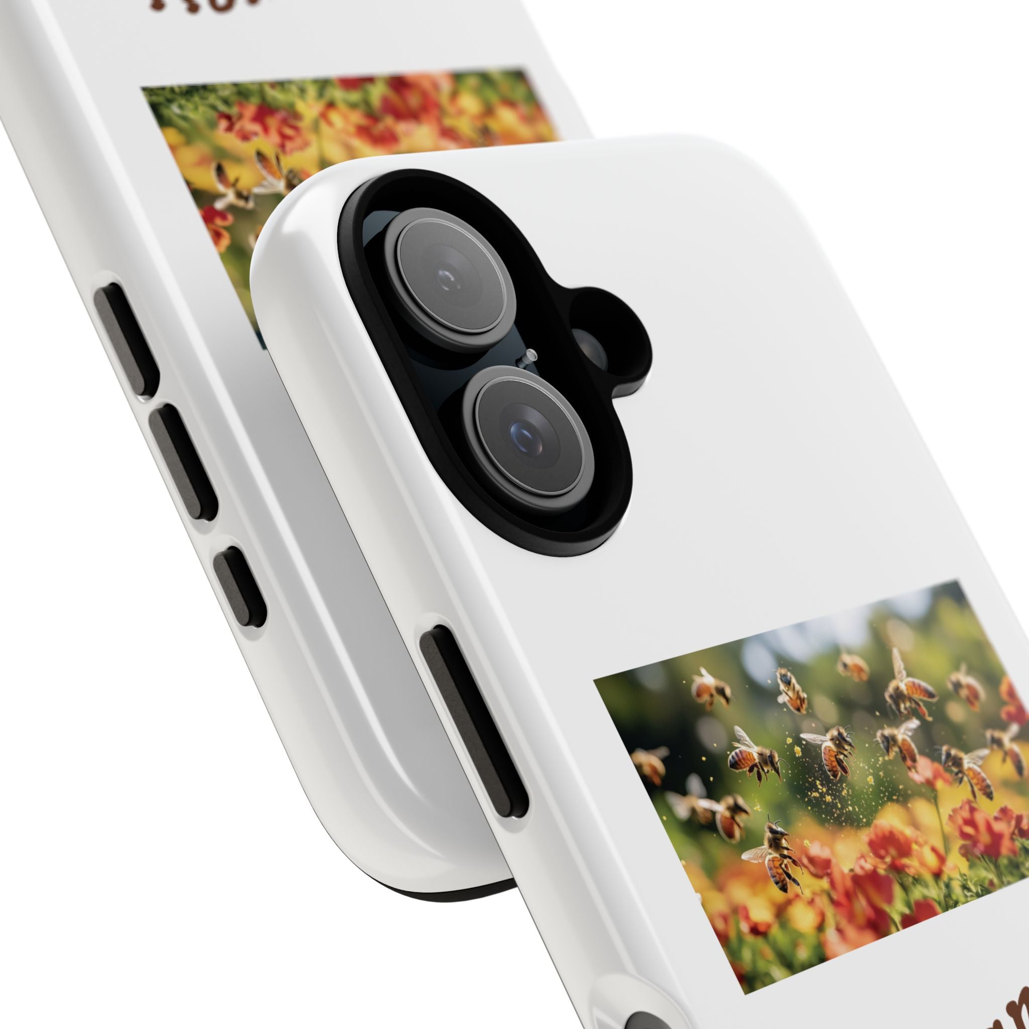 CULUSA Bees at Work Phone Case - back protective cover detail