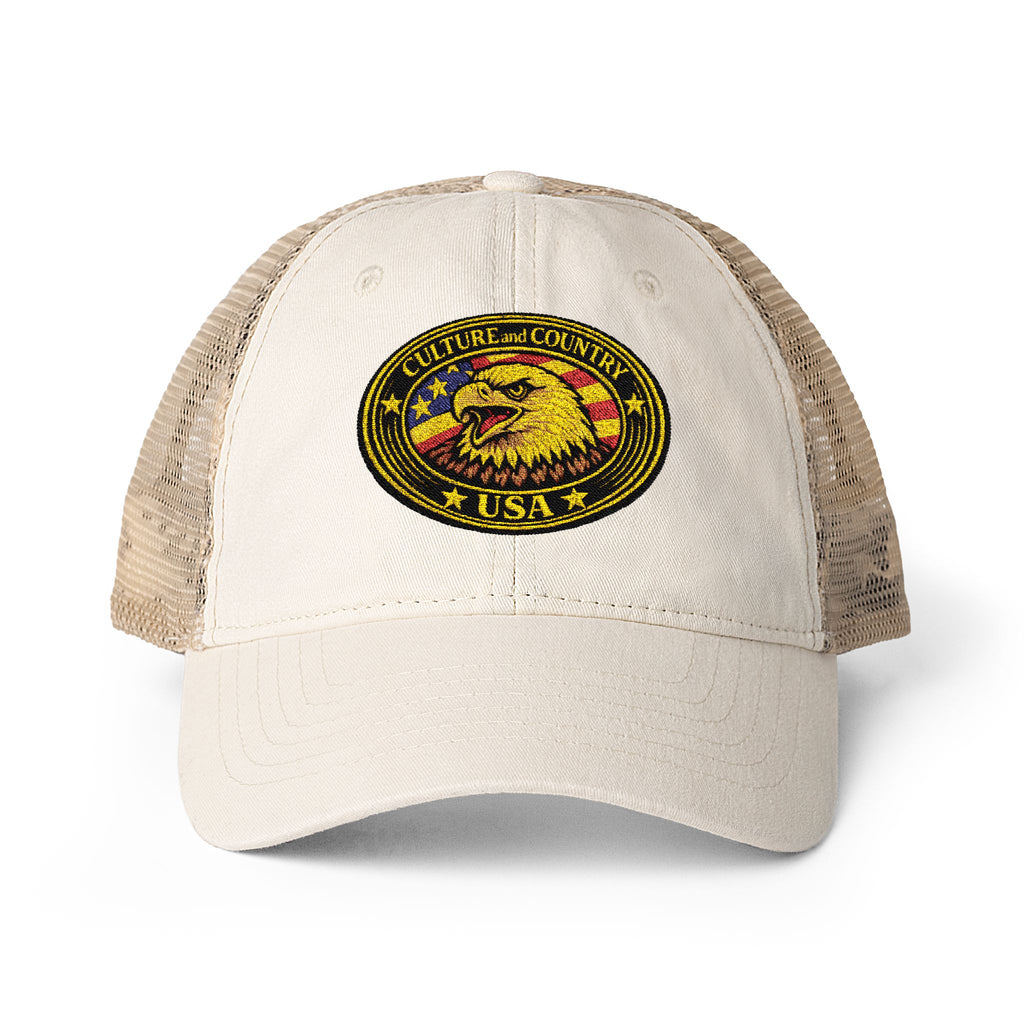 CULUSA Women's Mesh-Back Cap - lavender colorway front view